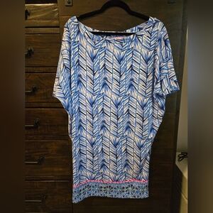 Lilly Pulitzer blue and white dress